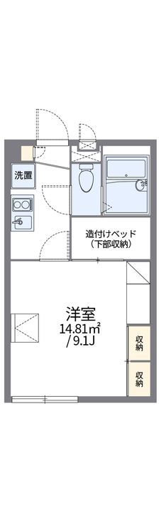 レオパレス上福岡の間取り
