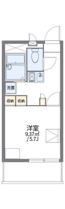 レオパレスアルカンシェルの間取り
