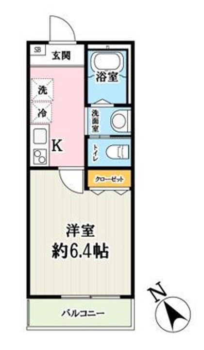 キャメル新河岸3の間取り