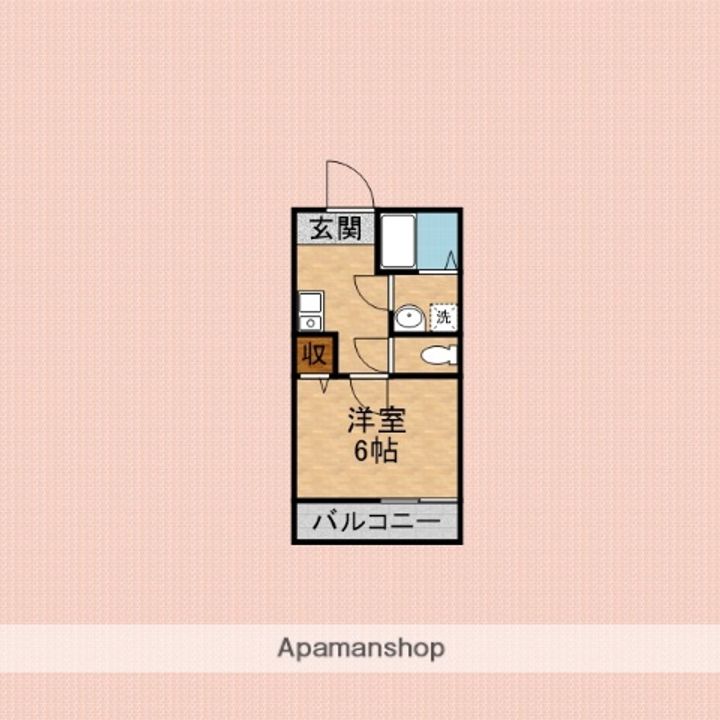 埼玉県川越市大字藤間の賃貸アパートの間取り