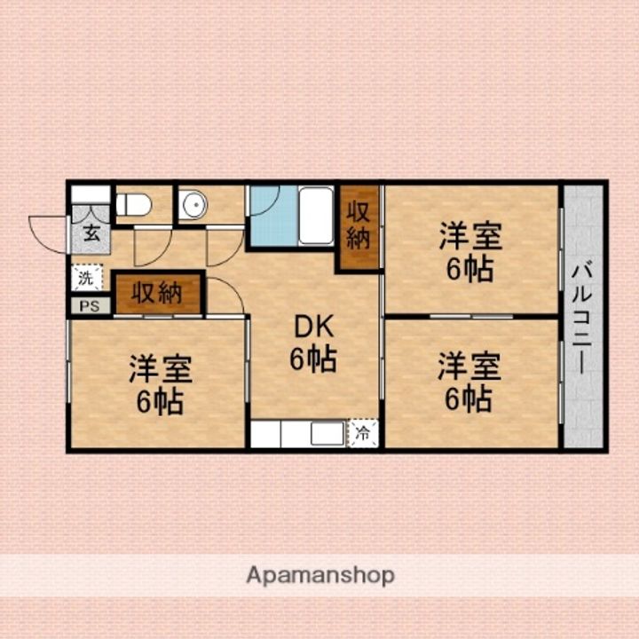 ボン・ラ・ビエ307の間取り