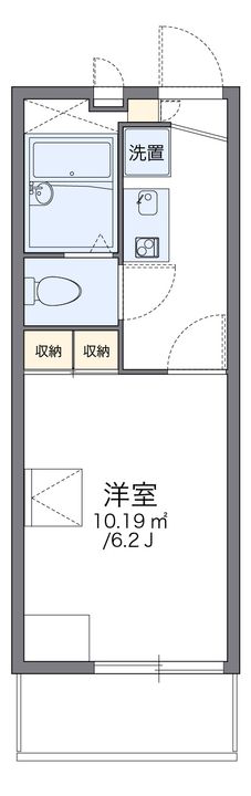 レオパレス中宗岡の間取り