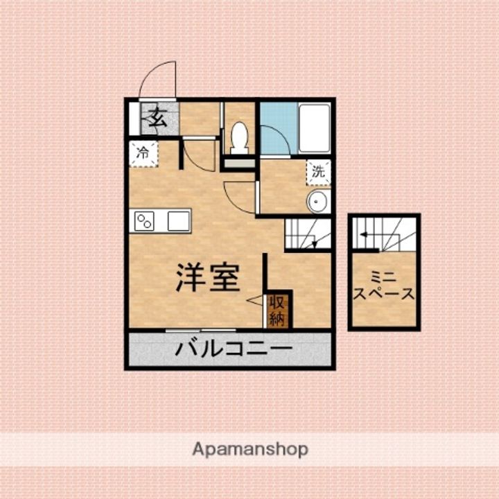 埼玉県富士見市東みずほ台2丁目の賃貸マンションの間取り