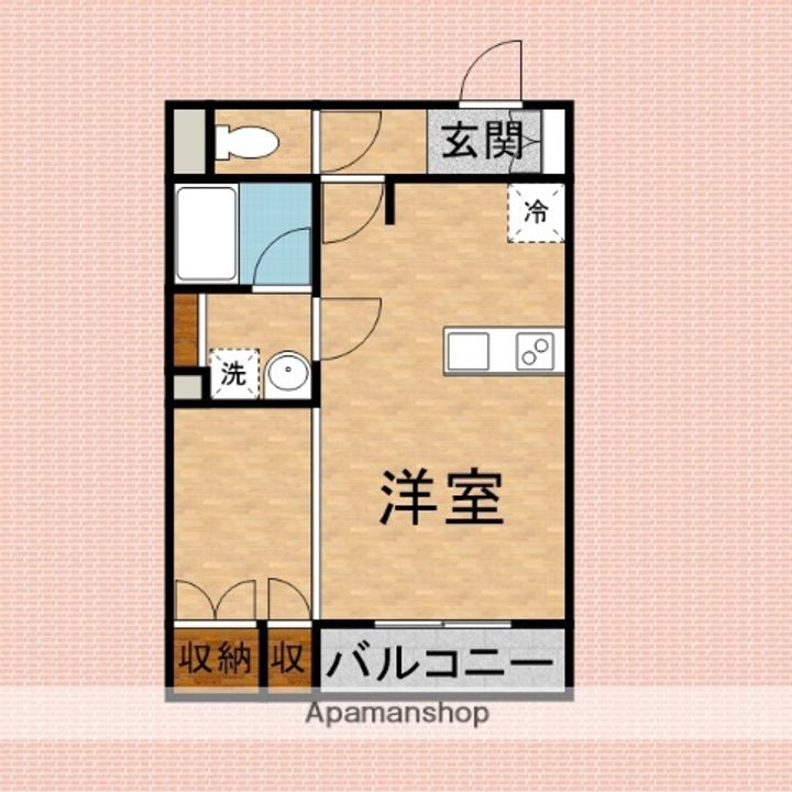 埼玉県富士見市東みずほ台2丁目の賃貸マンションの間取り