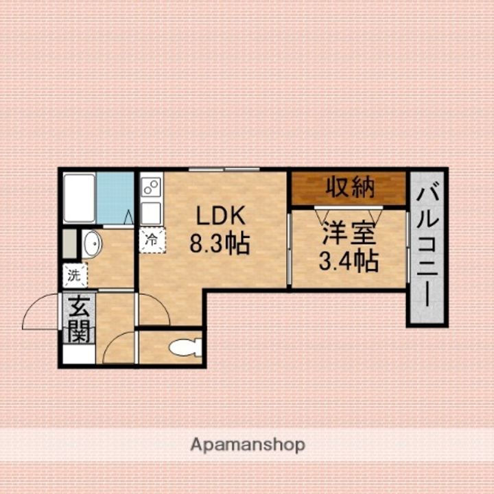LEAF HILLS KAMIFUKUOKAの間取り