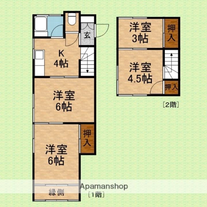 埼玉県富士見市鶴馬3丁目(一戸建)の賃貸物件の間取り