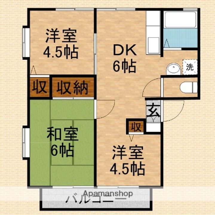 サンヴィレッジの間取り