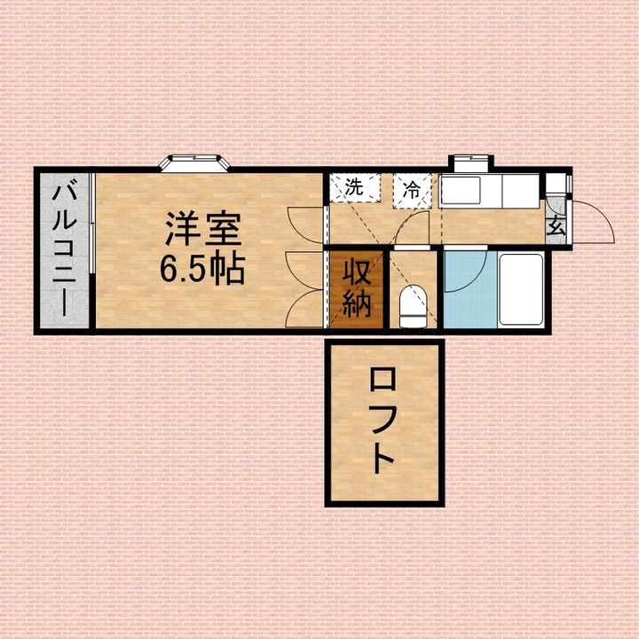 エクセレンスみずほ台C楝103の間取り
