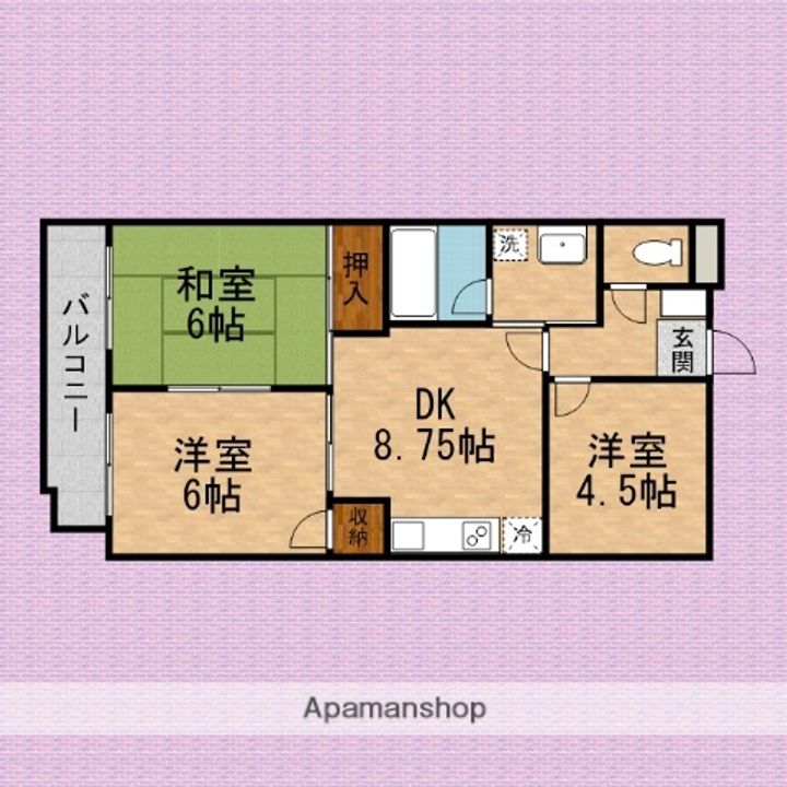 クレセント志木の間取り