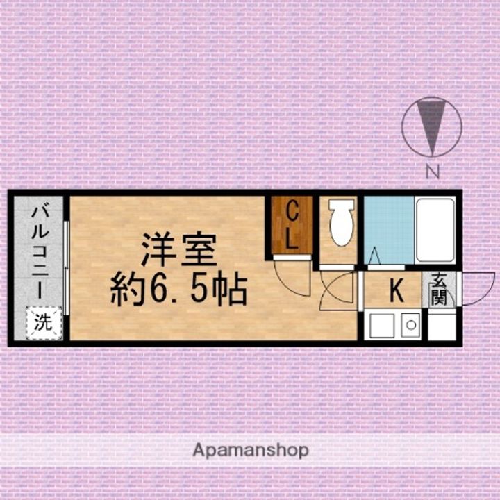 東和マンションの間取り