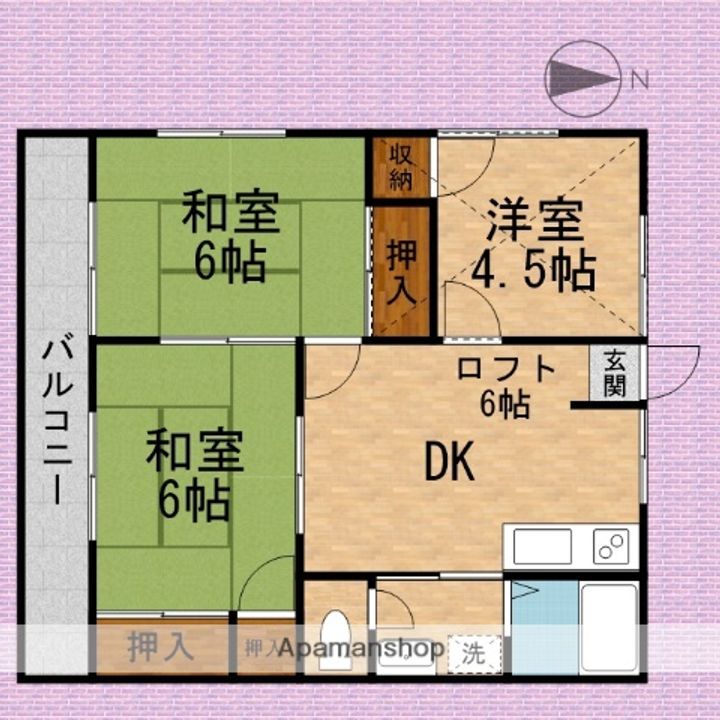 オークキャストルの間取り