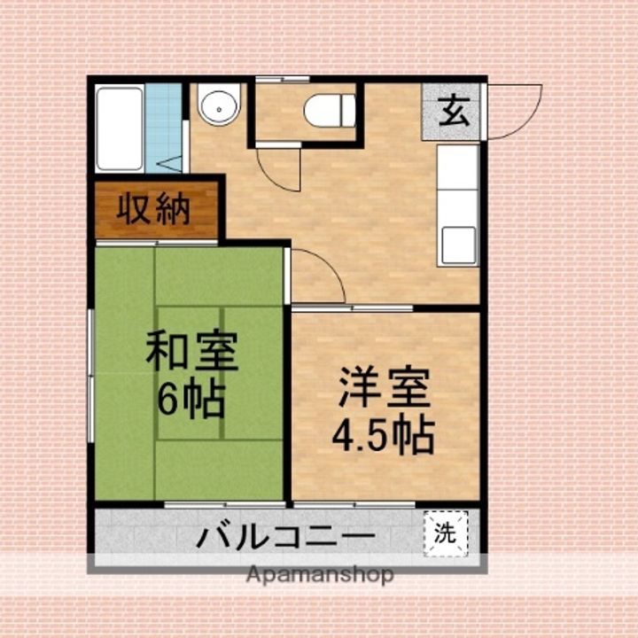 メゾンハシモトの間取り