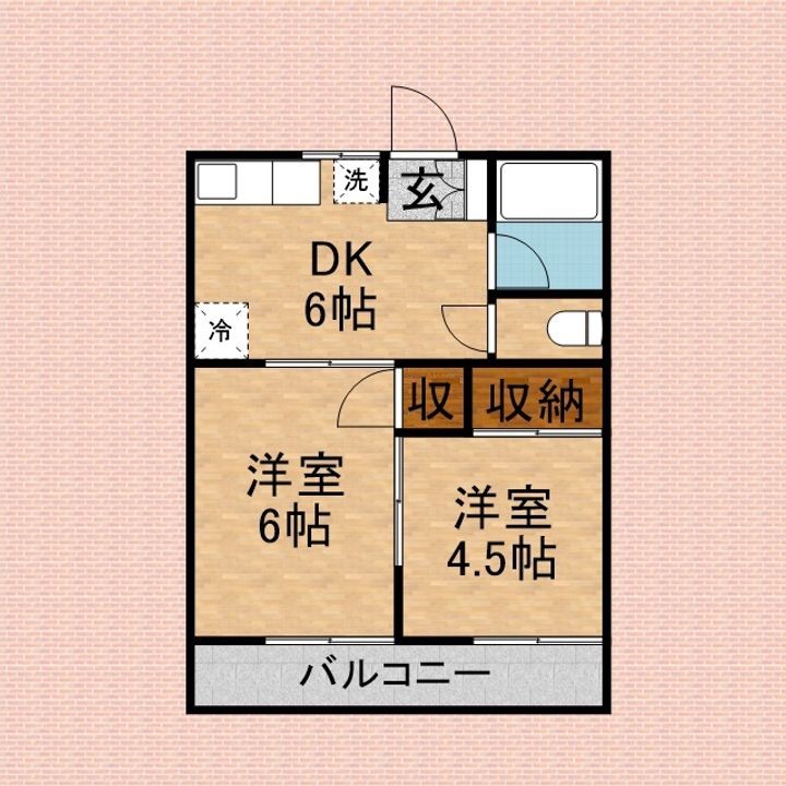 シマヤコーポの間取り