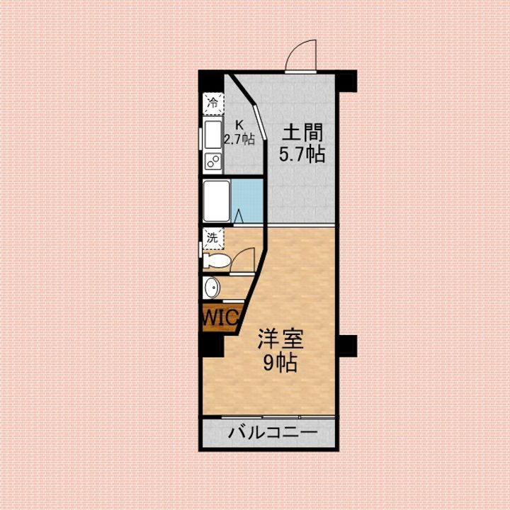 DIMENSION−5B201の間取り