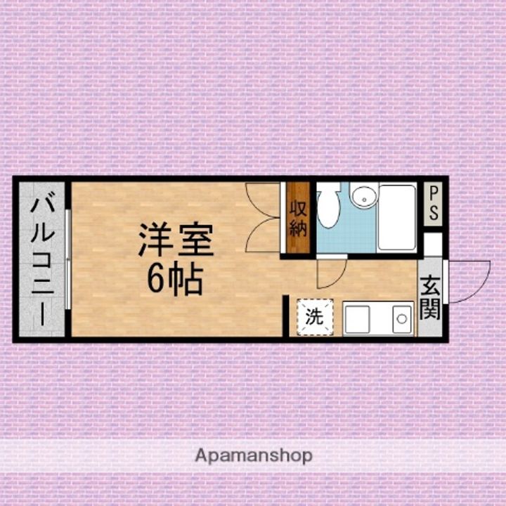 シャトレーヌ稲荷町の間取り