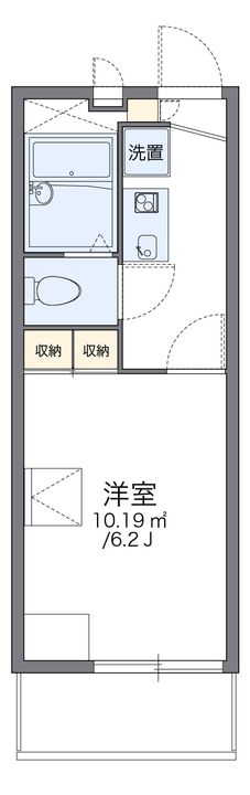 レオパレスパーシモン壱番館の間取り