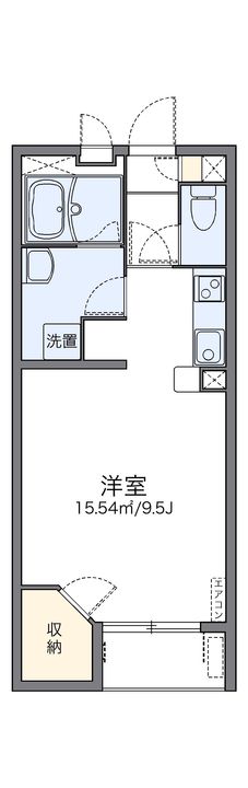 レオネクストウエストPΑの間取り
