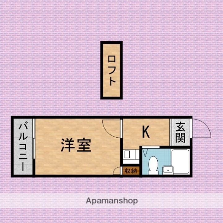 埼玉県志木市幸町4丁目の賃貸アパートの間取り
