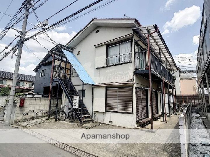 埼玉県新座市野火止5丁目の賃貸アパートの外観