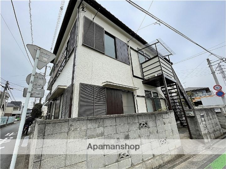 埼玉県川越市富士見町の賃貸アパートの外観