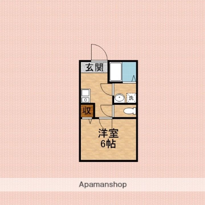 埼玉県川越市大字藤間の賃貸アパートの間取り