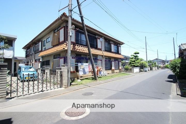 埼玉県鶴ヶ島市大字上広谷の賃貸アパートの外観