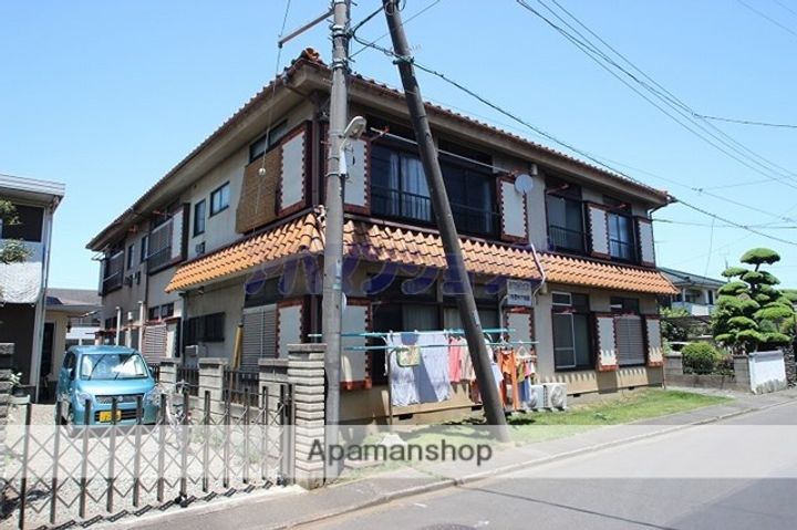 埼玉県鶴ヶ島市大字上広谷の賃貸アパートの外観