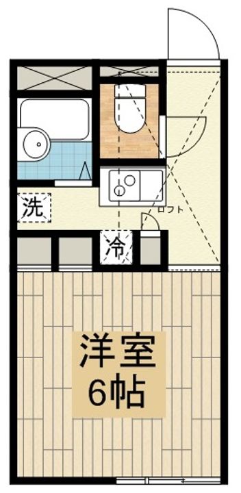 レオパレスつばさの間取り