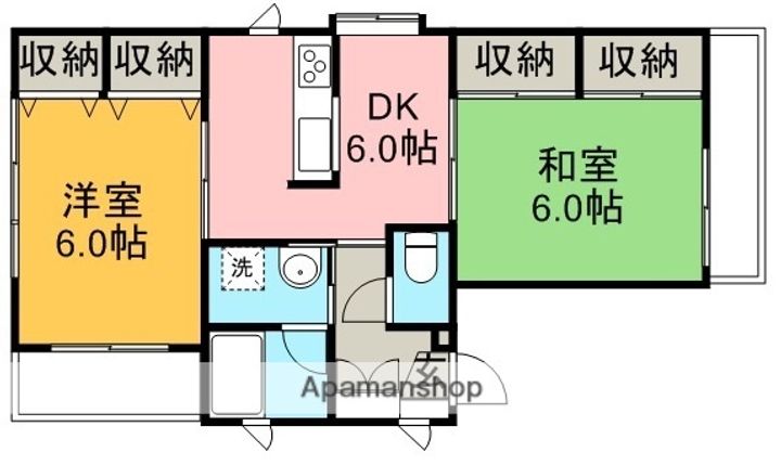 石橋ビルの間取り