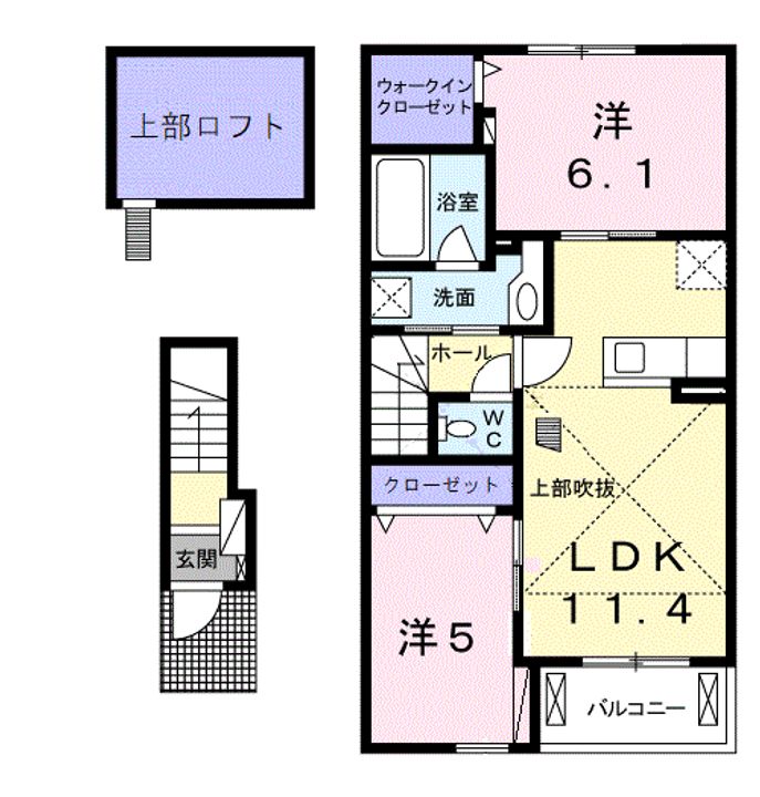 ウエストサニーガーデンの間取り