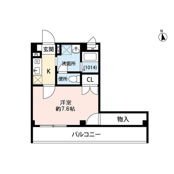 アンプルール フェール 本川越の間取り