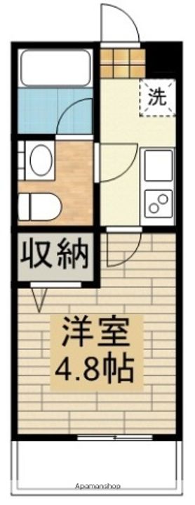 Fille Flats KAWAGOE−MINAMIの間取り