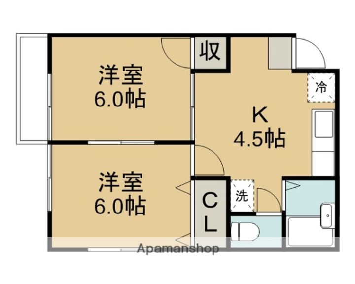 中島ハイムⅡの間取り