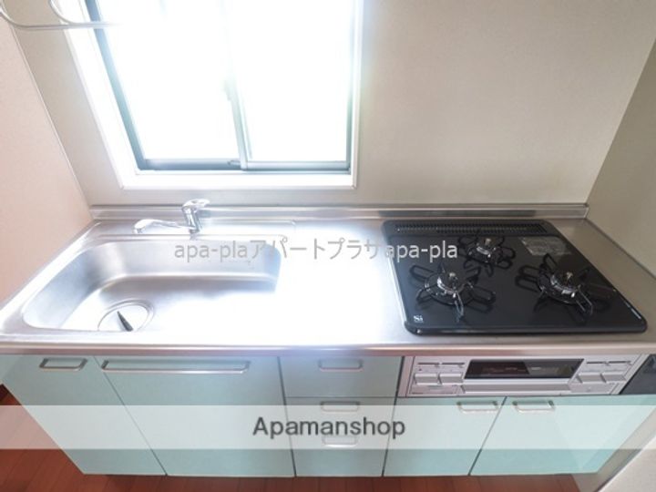 埼玉県比企郡川島町大字中山の賃貸アパートのキッチン