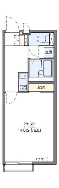 レオネクストノワールⅡの間取り