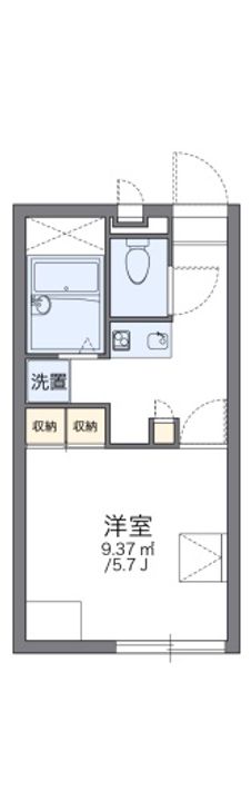 レオパレスCLOVERの間取り