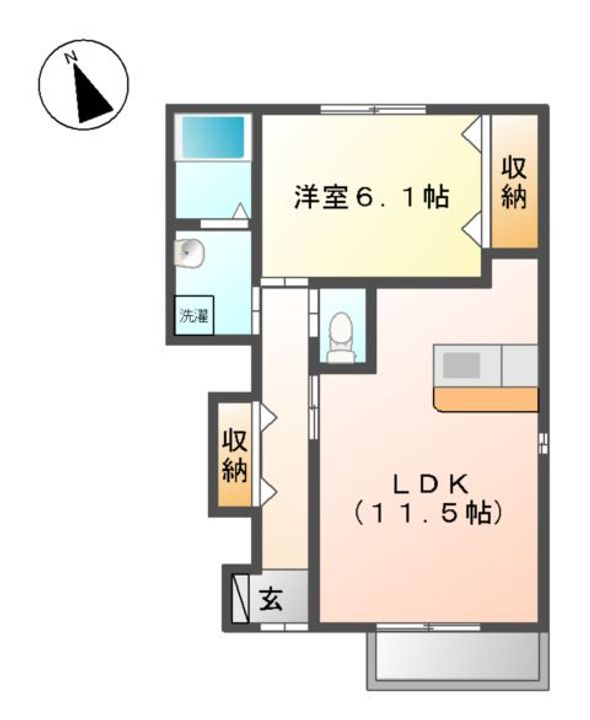 サン・クリストバル00105の間取り