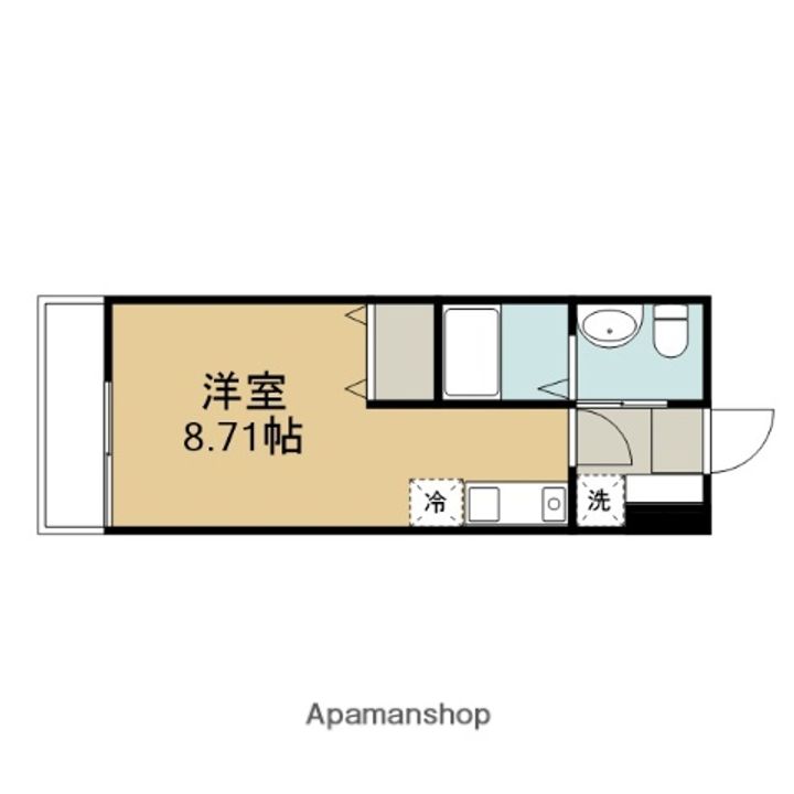 埼玉県坂戸市末広町の賃貸アパートの間取り