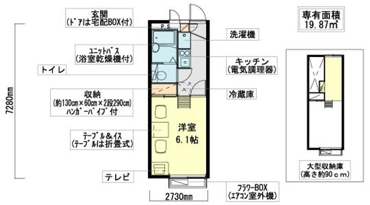 レオパレスコージー プレースの間取り