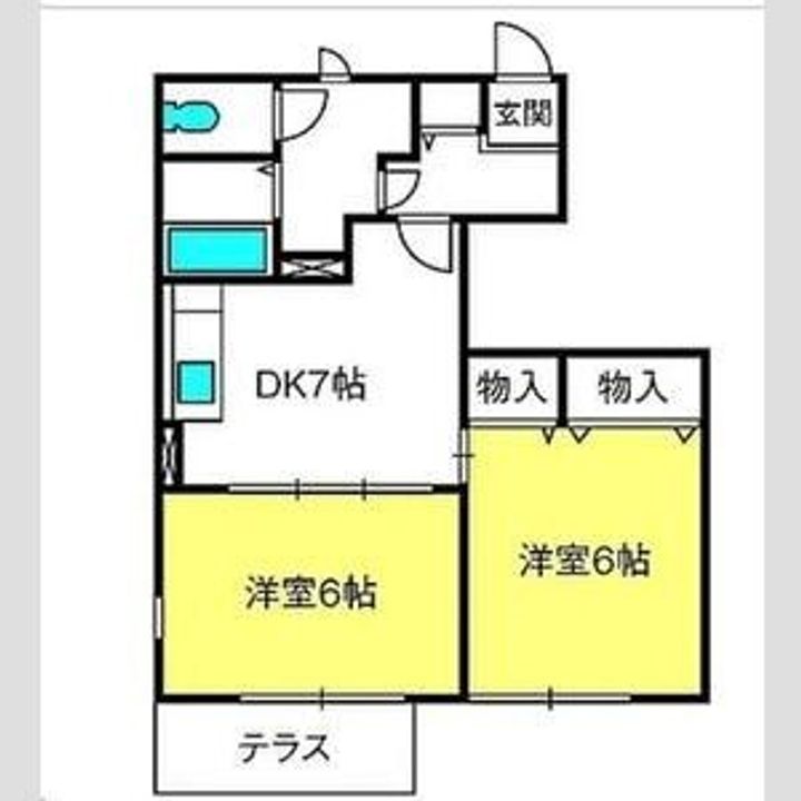 パークサイドラフィネの間取り