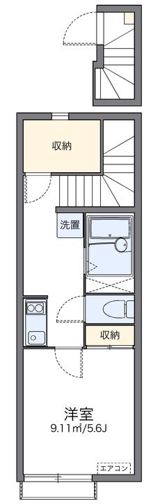 レオネクストWESTROADの間取り