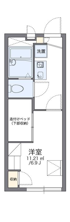 レオパレスグランツⅡの間取り