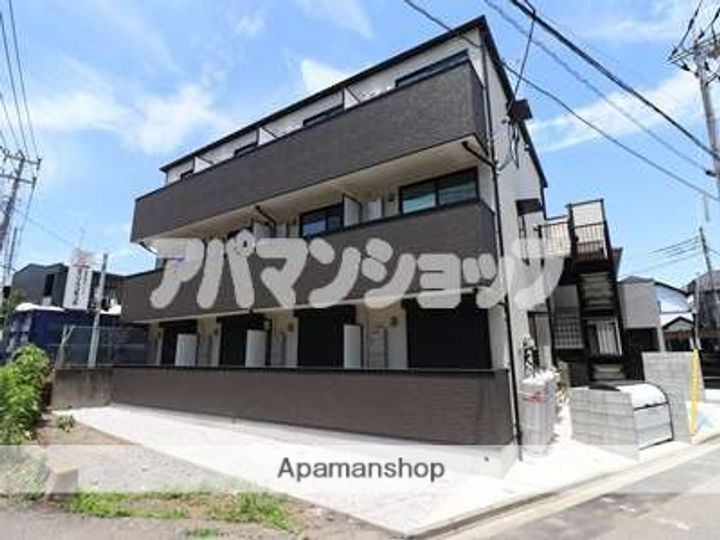 埼玉県川越市大字的場の賃貸アパートの外観