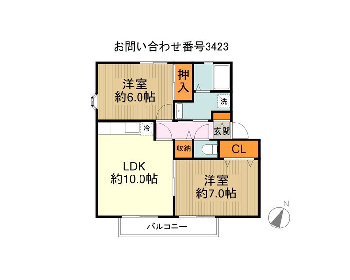 サンロードBの間取り