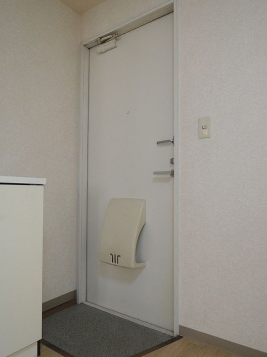 オリンピアシティB202の玄関