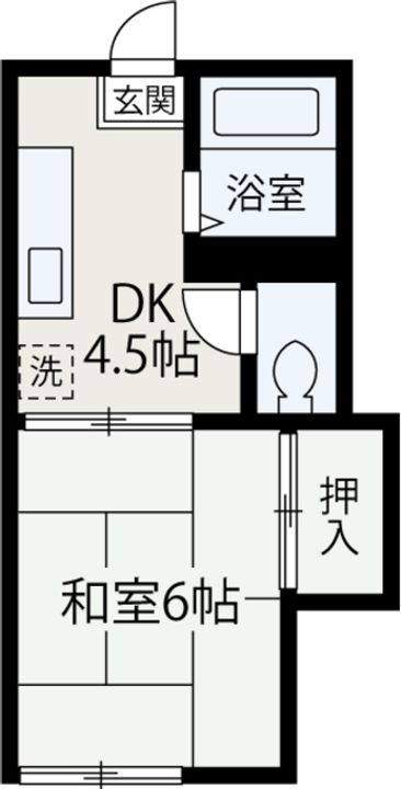 セントラルハイム201の間取り