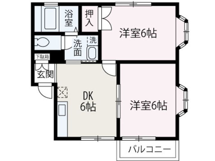 サンピア・コミネ202の間取り