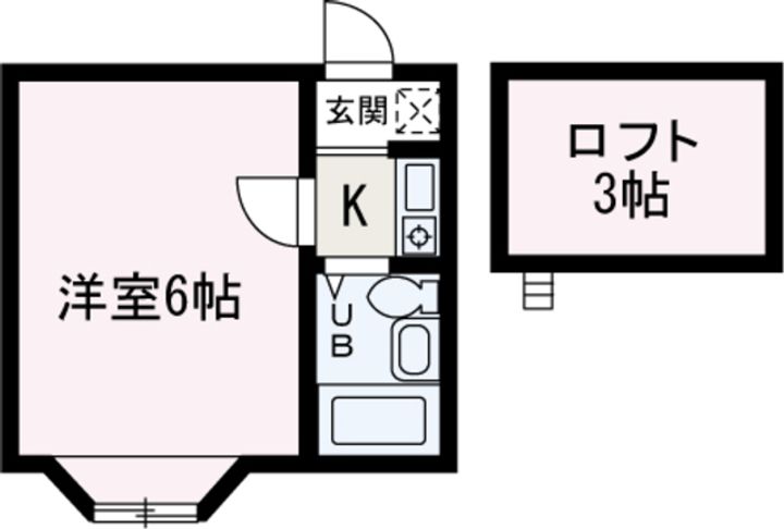 ハイツアスカ102の間取り