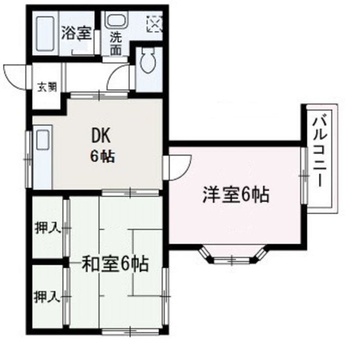 クレール101の間取り