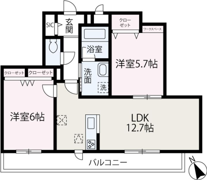 GENEROUS101の間取り